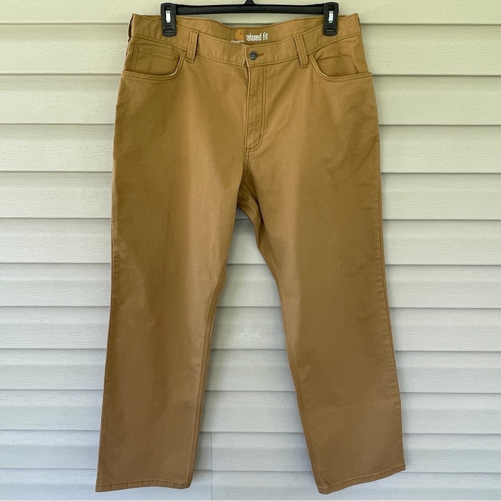 Carhartt Brown/Tan Relaxed Fit Pants Sz 38X30